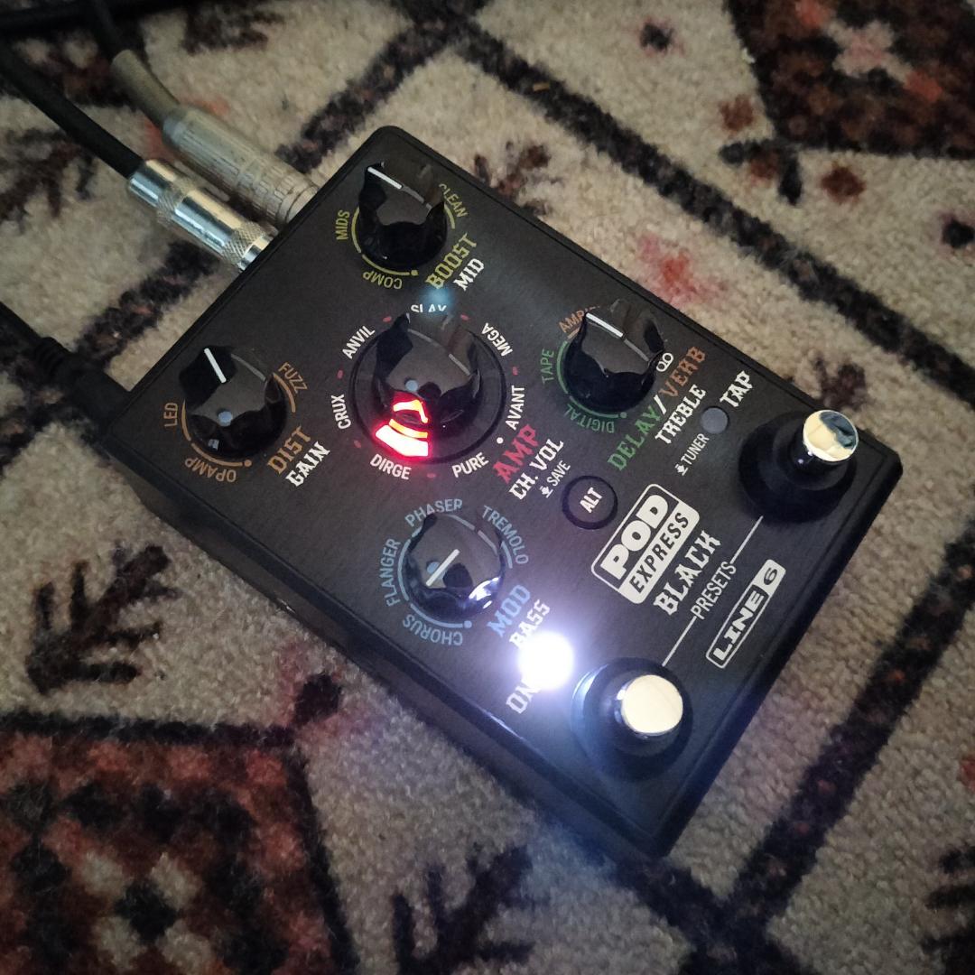 ギター LINE6 POD EXPRESS BLACK