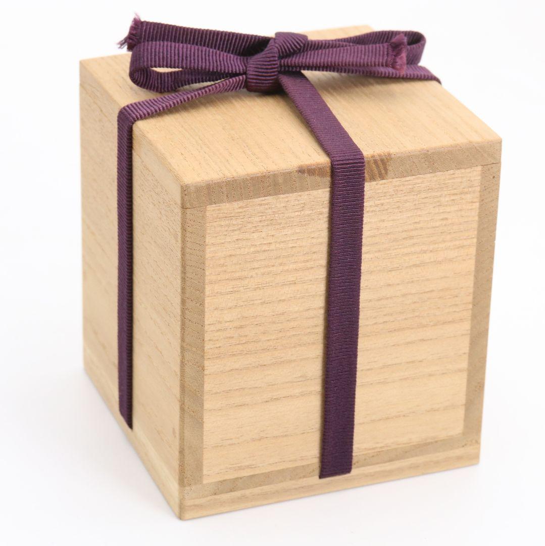 Gojyo 青海波に五君子蒔絵 中棗 松竹梅 内金梨子地 茶道具　M881