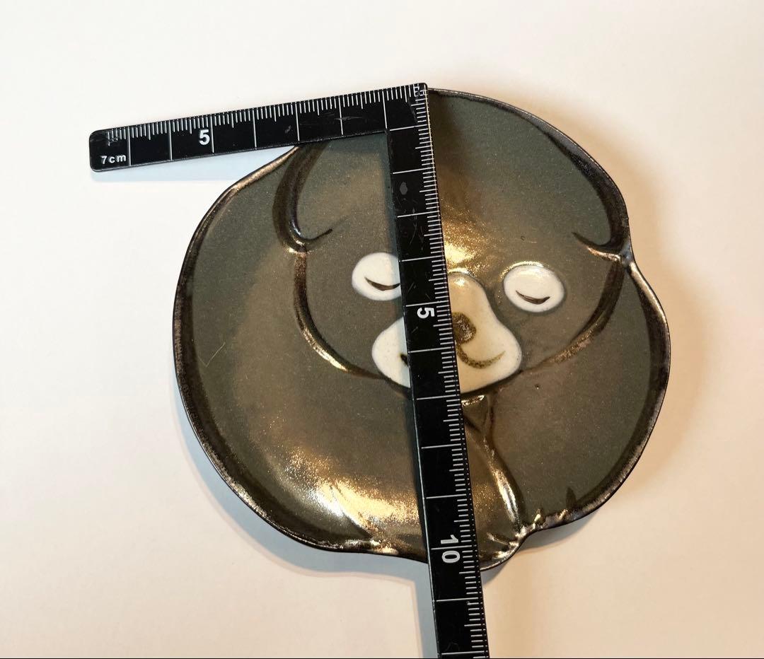 レア★六兵衛窯　未使用　仔犬小皿セット　神坂雪佳　中村芳中　清水焼　光琳画譜琳派