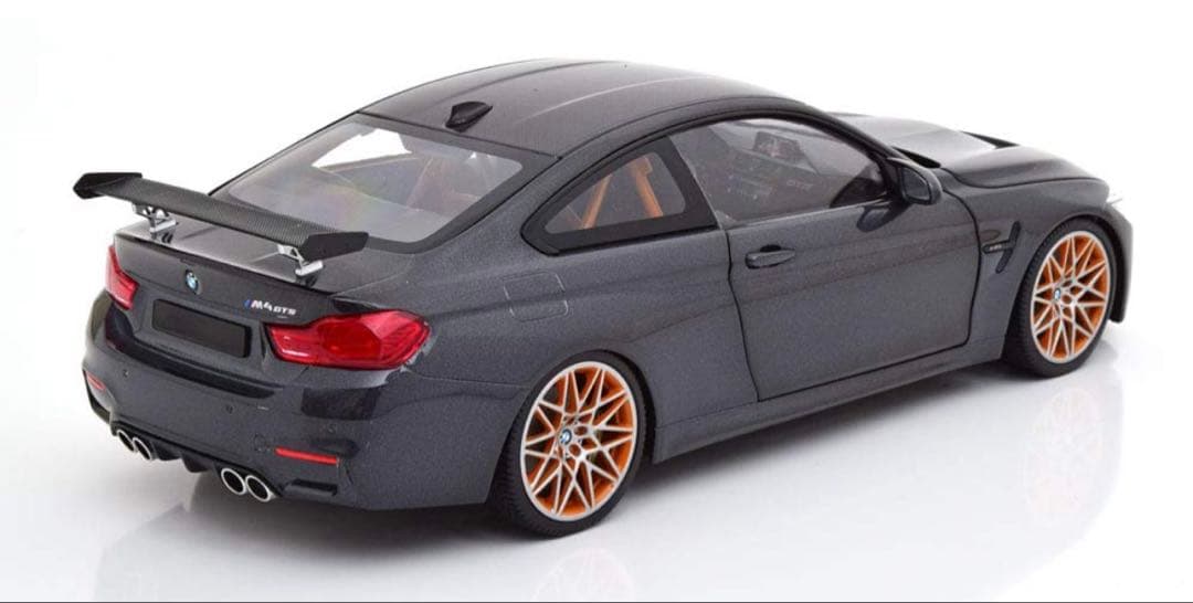 ミニチャンプス 1/18  M4 GTS 2016 ダークグレー