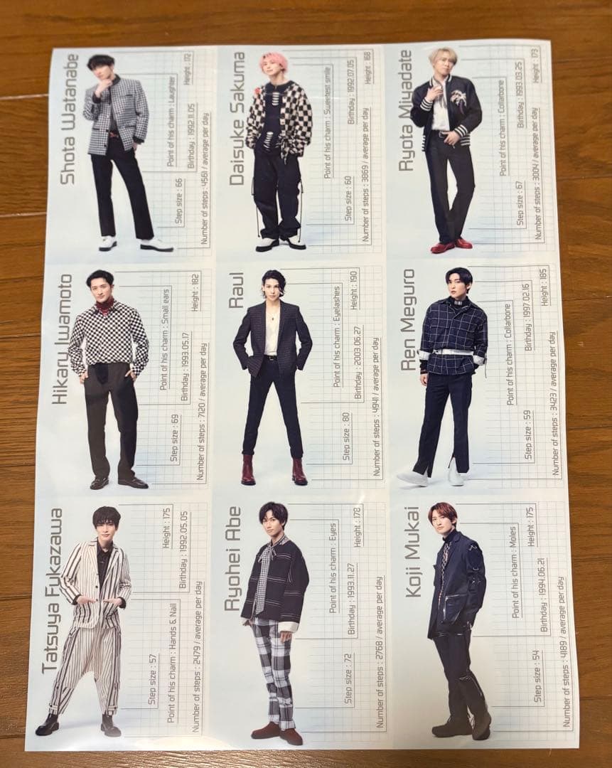 スノーマン 3枚セット×6