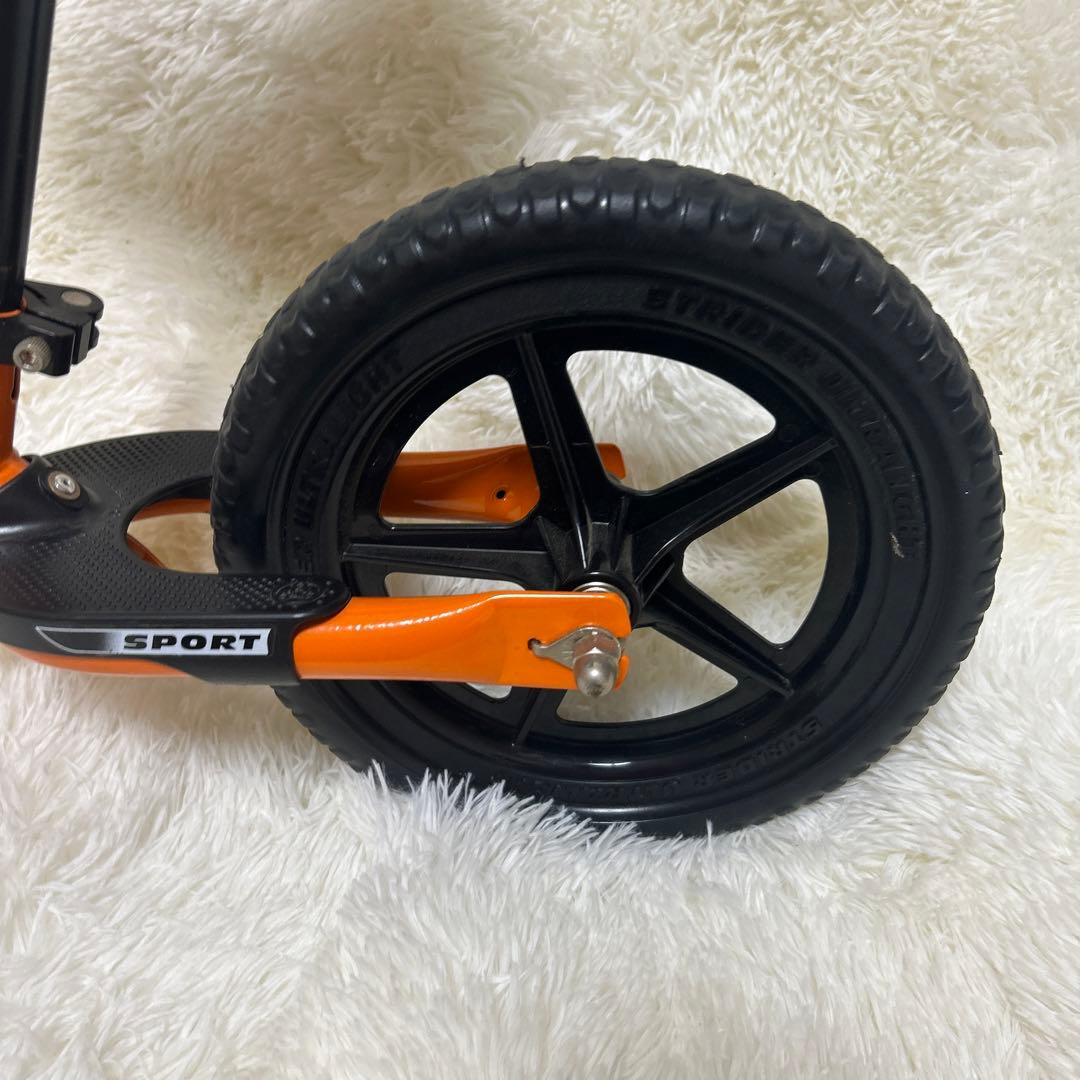 【美品】STRIDER バランスバイク スポーツ オレンジ 12インチ
