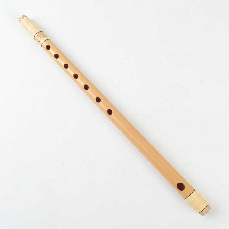 和楽器　木管楽器　獅子田竹渓作　篠笛　竹笛　袋付　N　9781