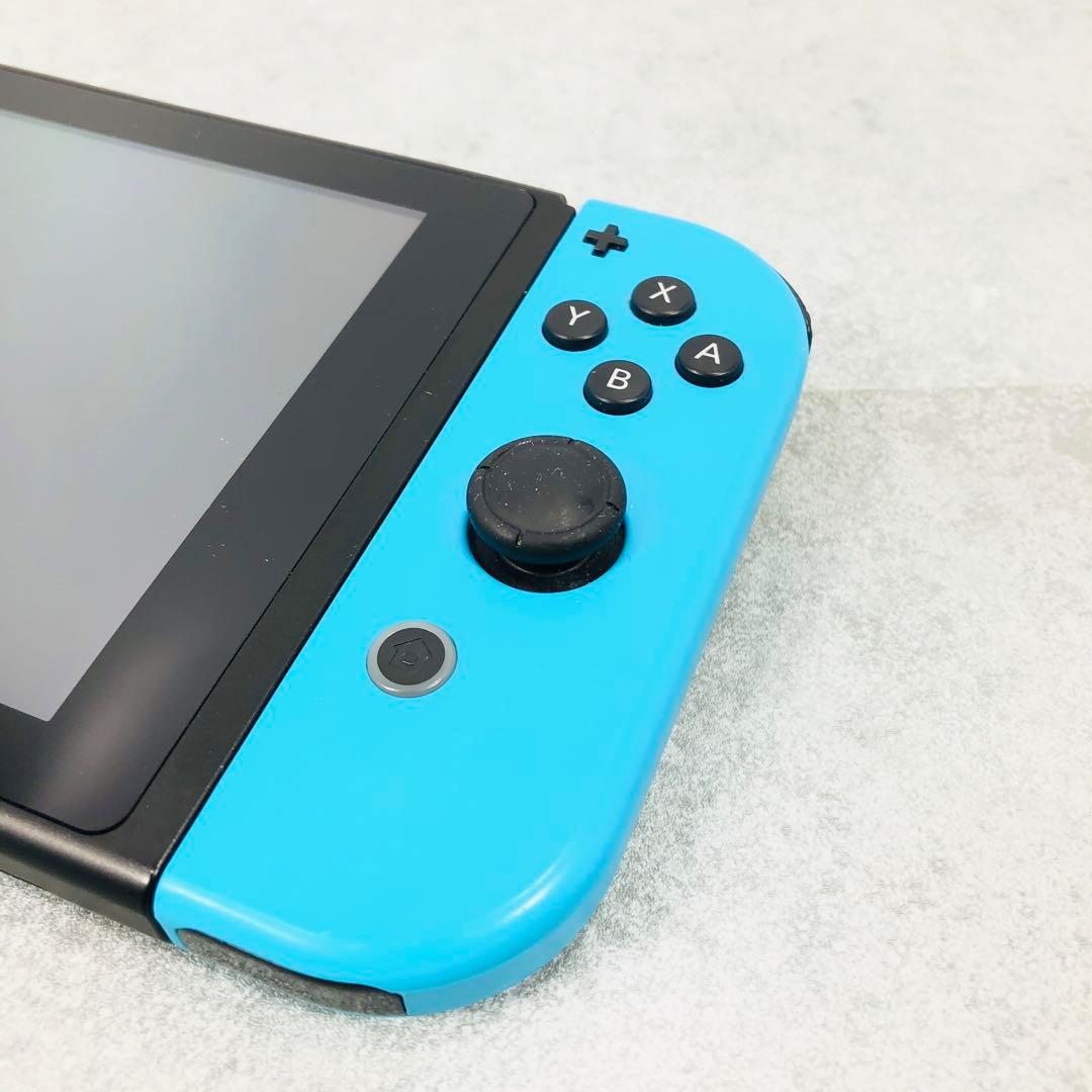 【美品】 Nintendo Switch 本体 ネオンレッド・ブルー11-163