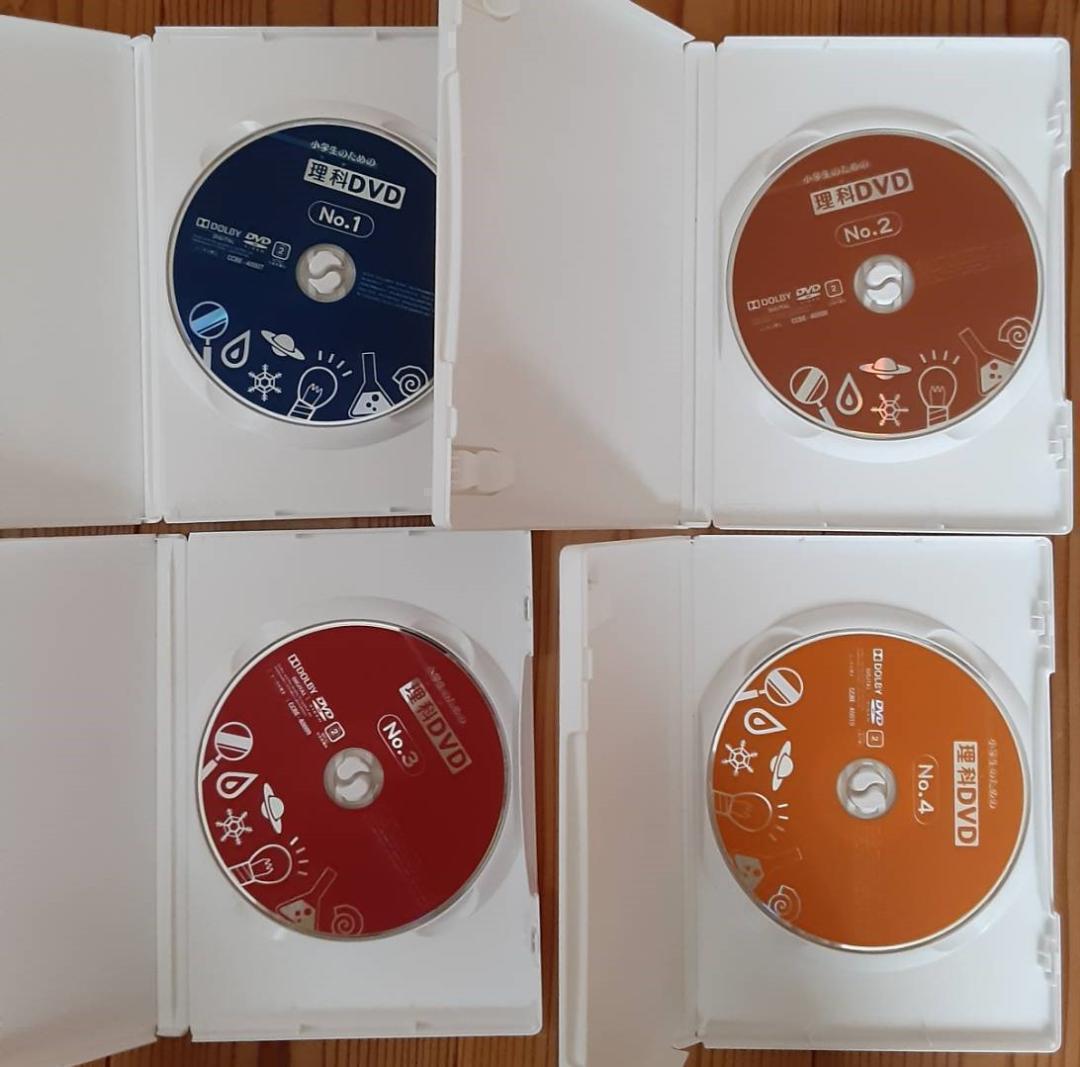 自宅学習教材　理科　小学３年〜６年　DVD付