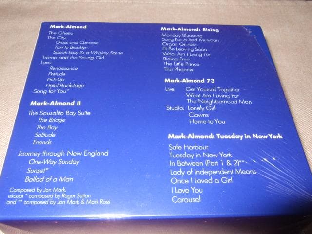 MARK-ALMOND,新品未開封,5CD,マーク=アーモンド,メロウ・デュオ