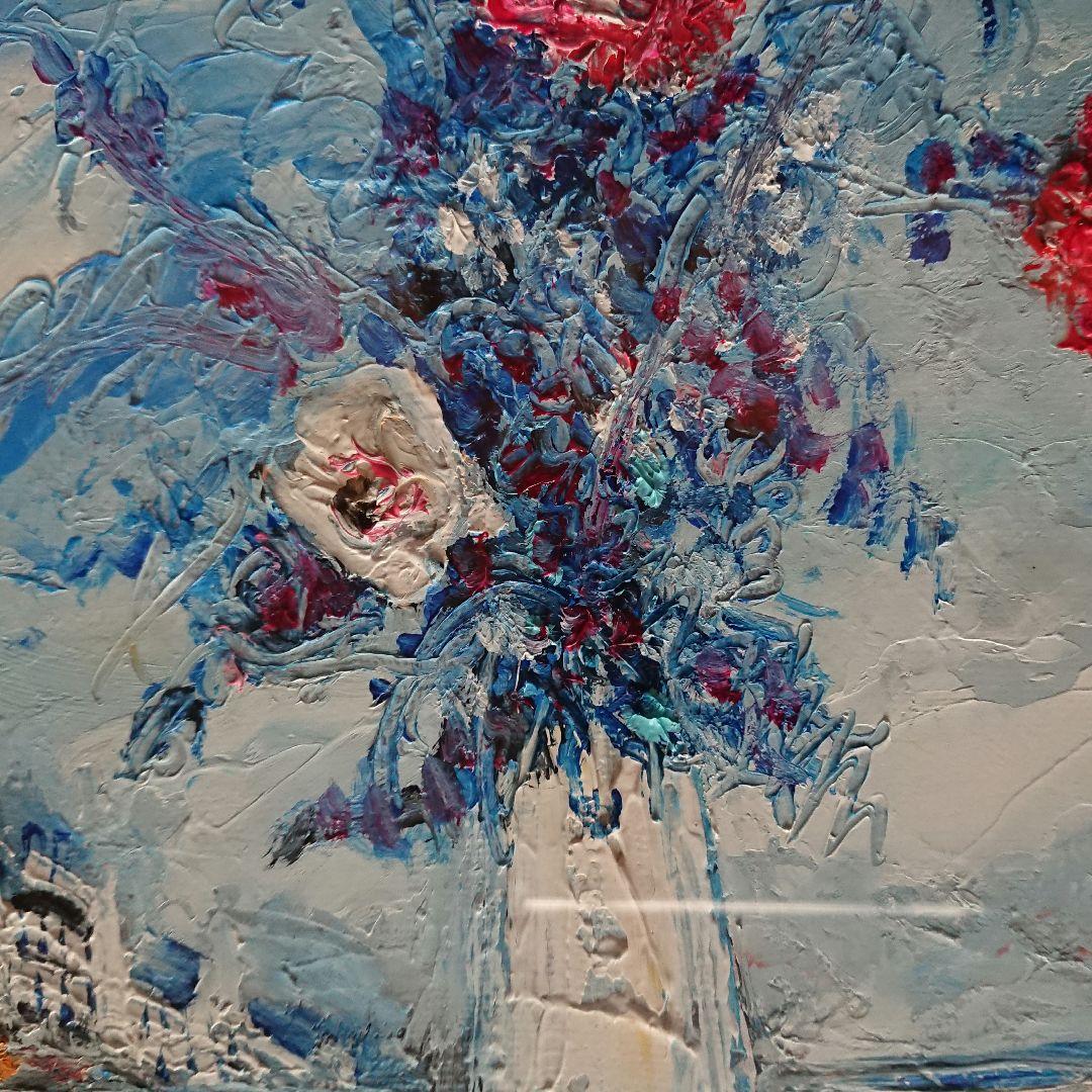 ギー ロカジェル GUY ROCAGEL パリのブーケ 油彩 ６号