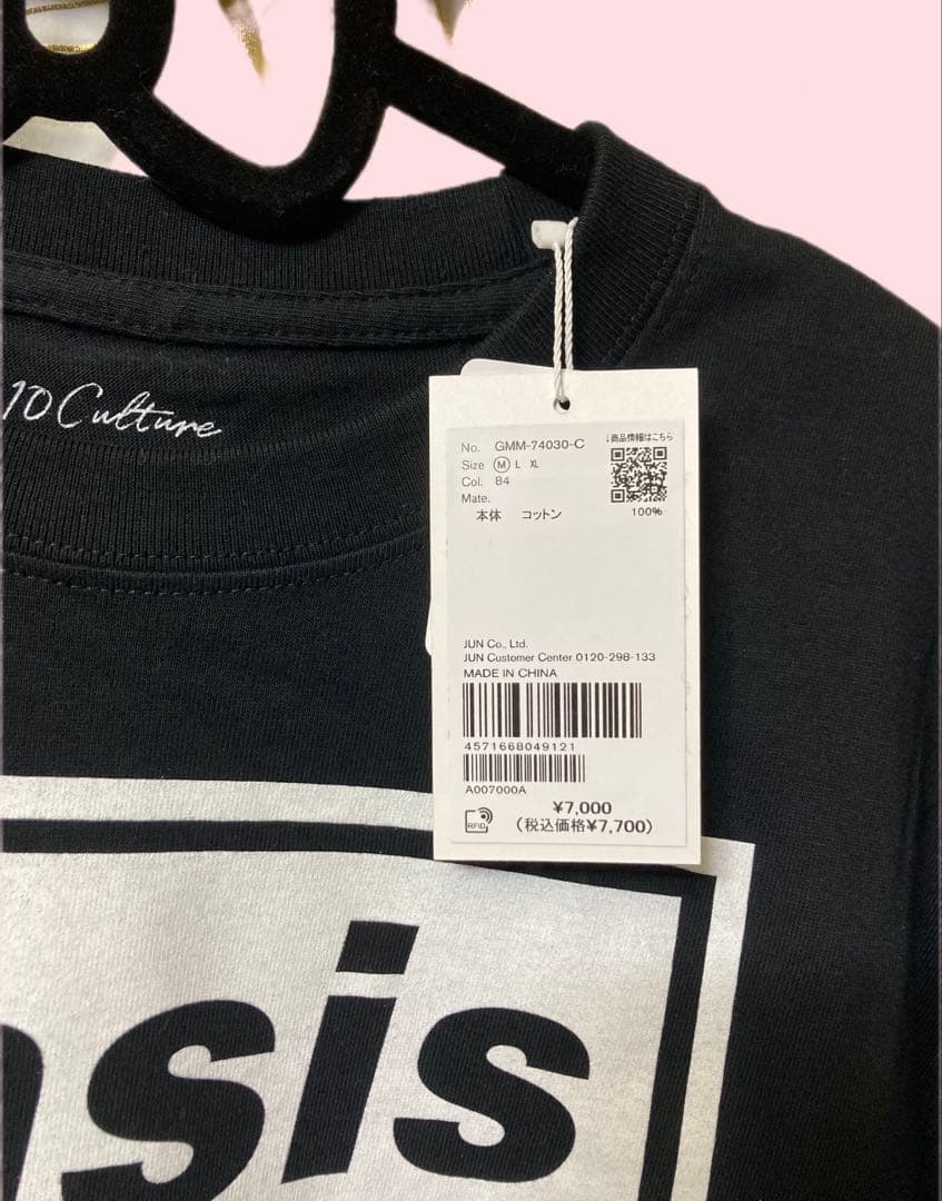 OASIS Tシャツ（JAPAN TOUR 2000）M と、おまけTシャツ付