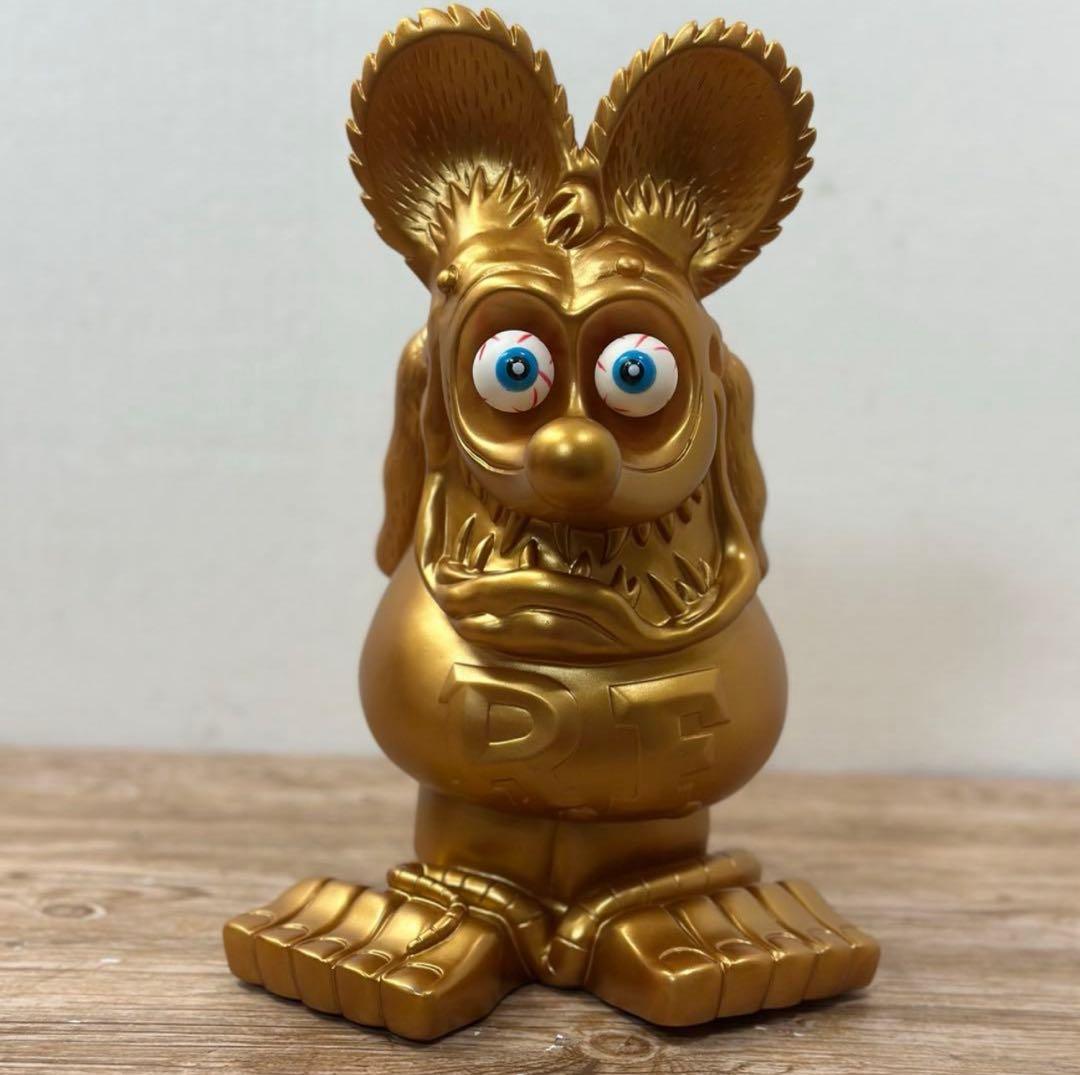 ラットフィングソフビブラック&ゴールド30cmサイズ２点セット