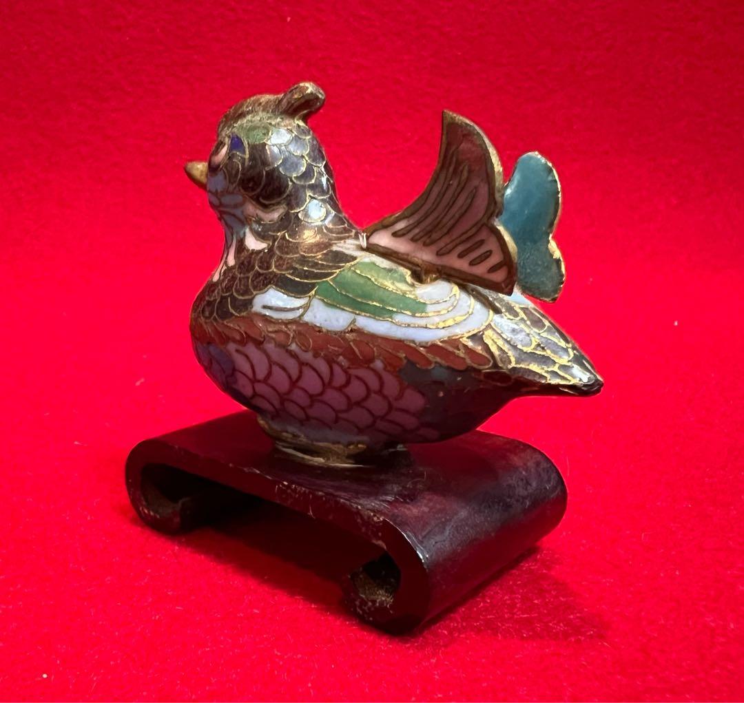 中国美術 古玩 景泰藍 七宝焼 置物 大吉大利