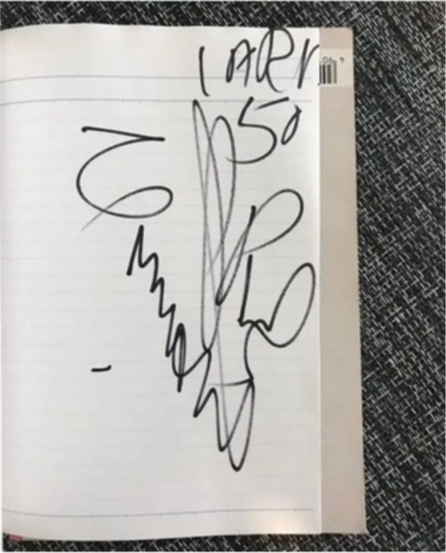 【大特価！58人分セット】直筆サイン　大学ノート