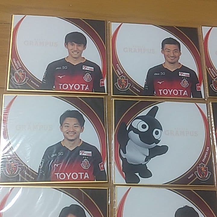 名古屋グランパス オフィシャルミニ色紙21枚セット相馬勇紀選手直筆サイン入り