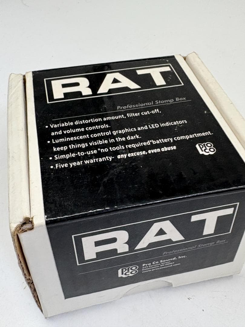 Pro Co RAT ディストーションペダル 本体 箱付き 中古 エフェクター