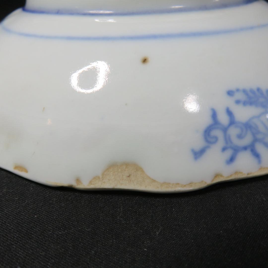 なます皿 3枚 古伊万里 色絵付 窯傷 松竹梅 江戸 明治 大正