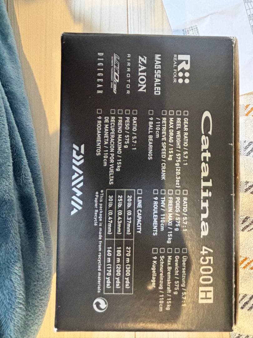 【OH済！】Daiwa 12キャタリナCatalina 4500H【ダイワ】