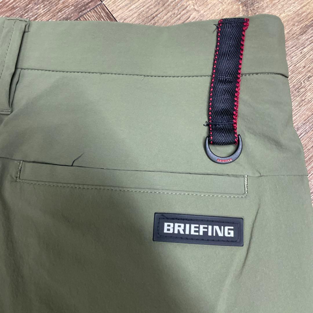 ブリーフィングゴルフ　カーキ　ストレッチパンツ　サイズM