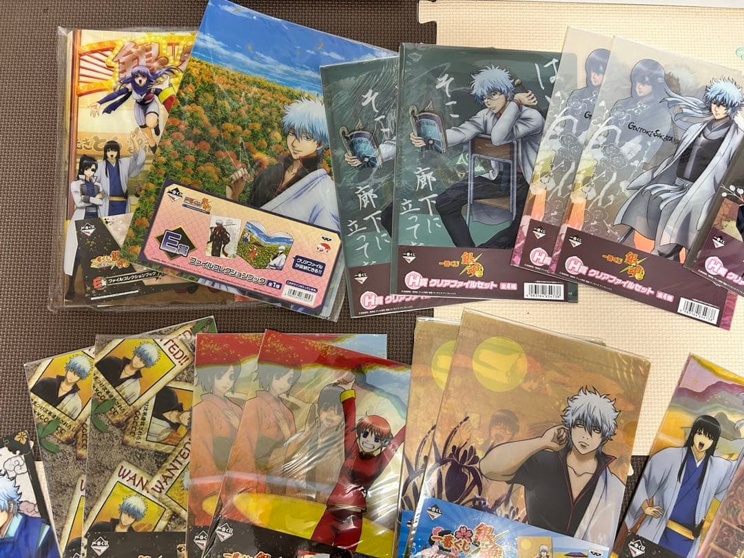 銀魂　クリアファイル　下敷き　フォルダー　坂田銀時　公式　カードダス　ウェハース