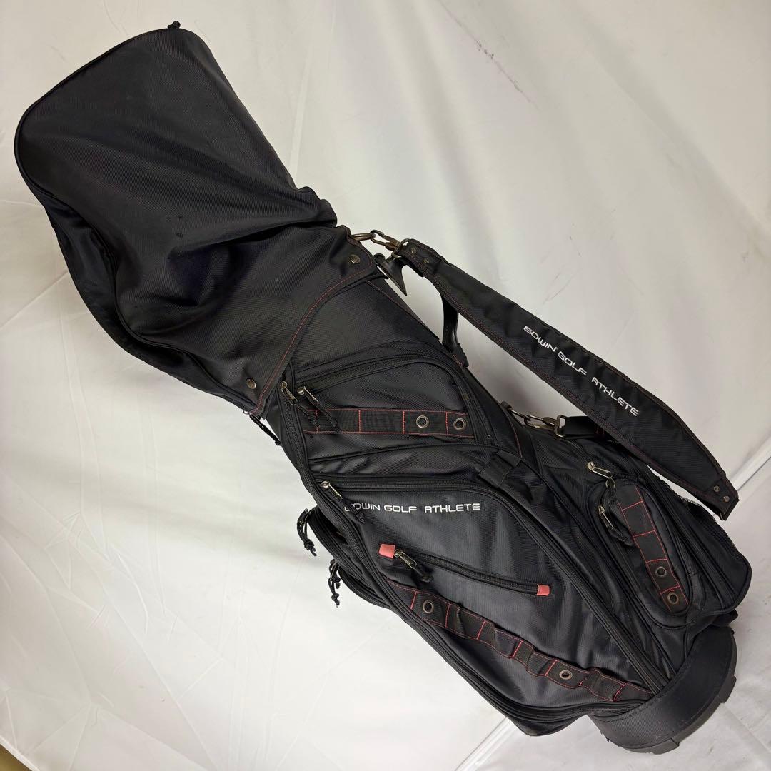 【希少品】エドウィン ゴルフアスリート キャディバッグ EDWIN 7分割