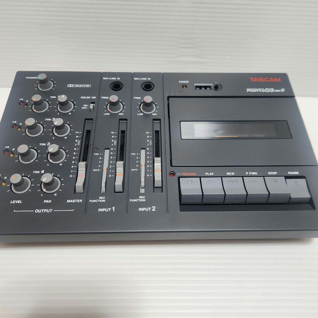完動品 TASCAM PORTA 03 Mk II マルチトラックレコーダー