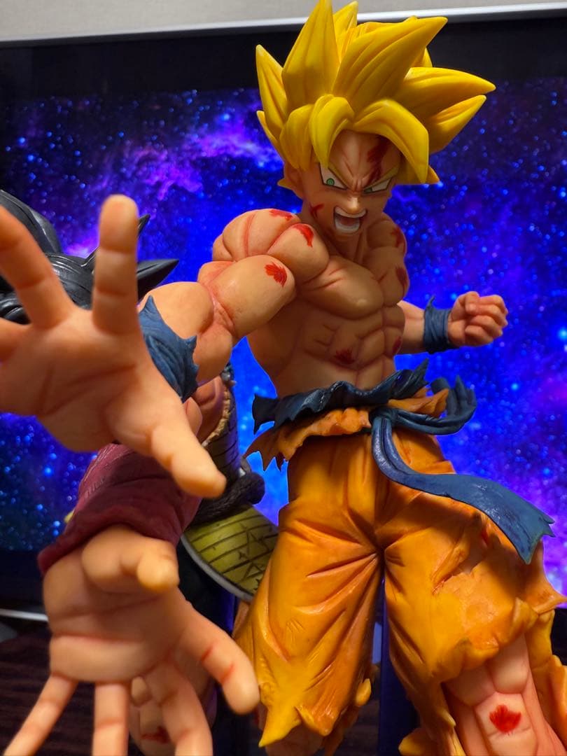 【ドラゴンボール】孫悟空&バーダック　親子かめはめ波リペイント