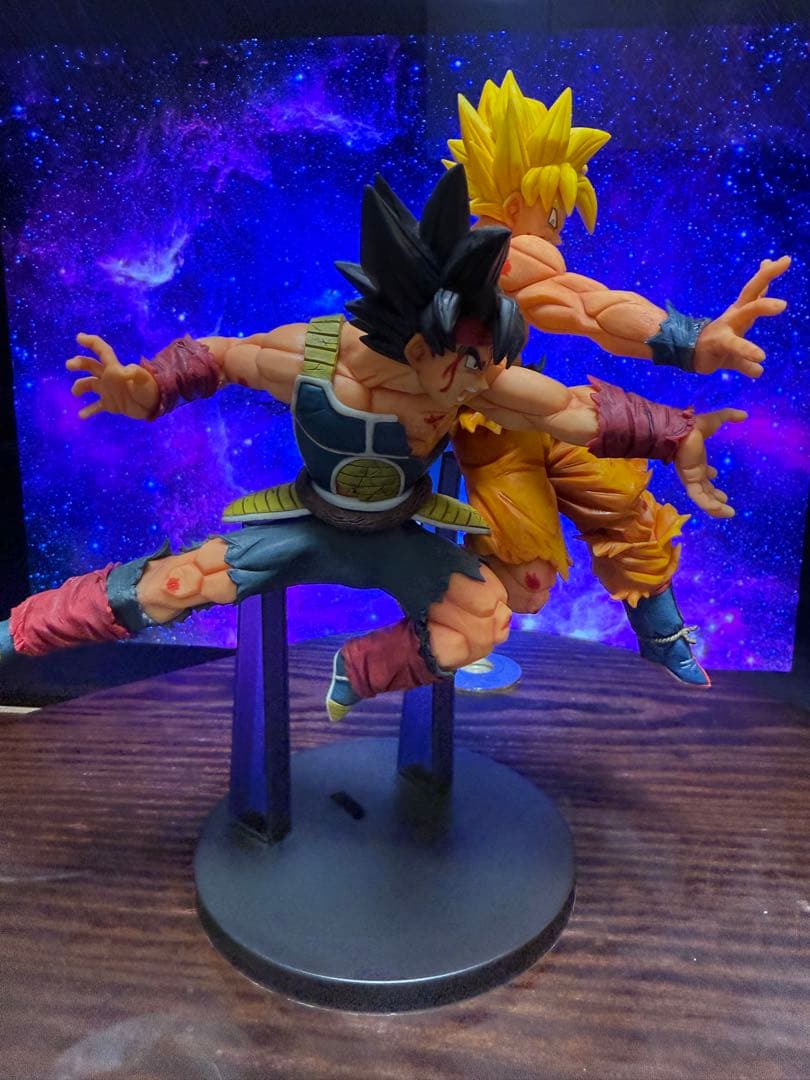 【ドラゴンボール】孫悟空&バーダック　親子かめはめ波リペイント