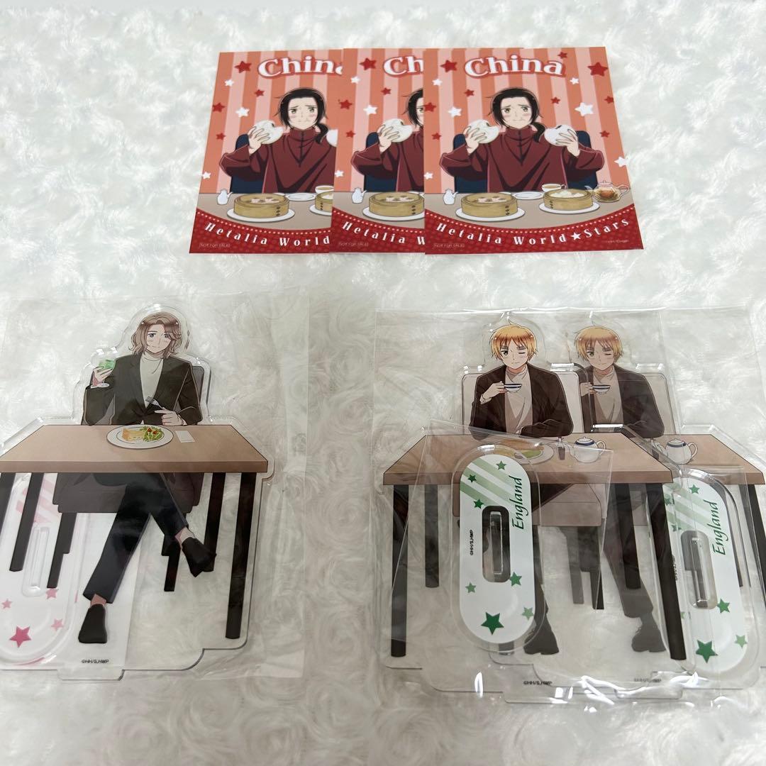 ヘタリア オンラインくじ いっしょにごはん イギリス 日本 プロイセン 中国