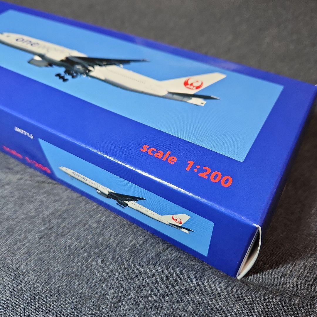 【新品未使用】JAL B777-200 ダイキャストモデル《特別塗装機》