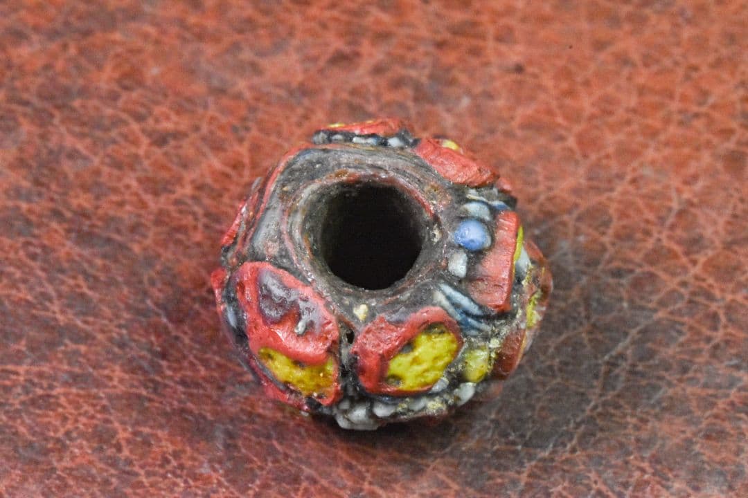 7〜10世紀 アフガニスタン出土 イスラムモザイクビーズ