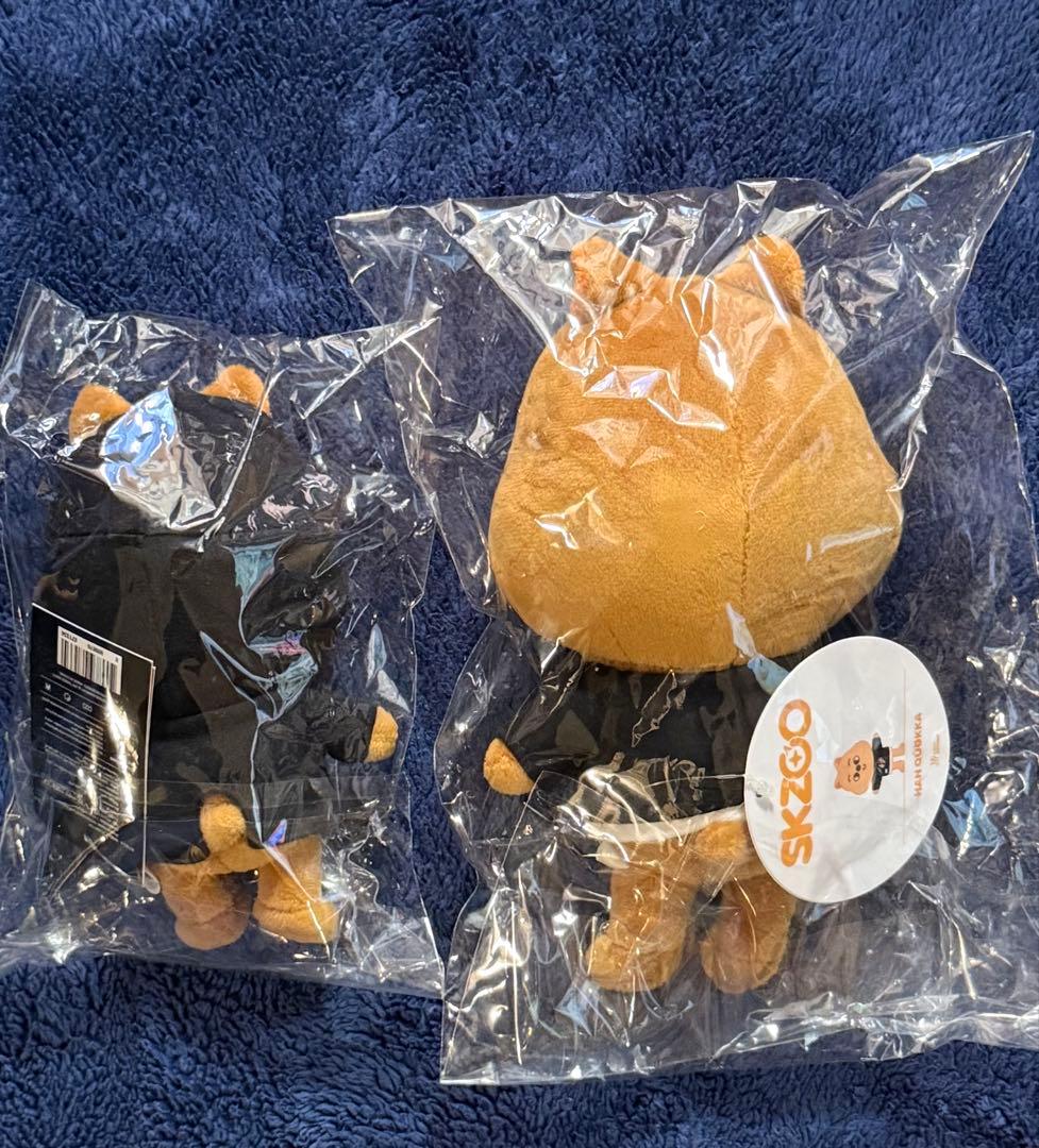 新品 スキズ SKZOO ぬいぐるみ ハンクオッカ ハン 大小2個セット 公式