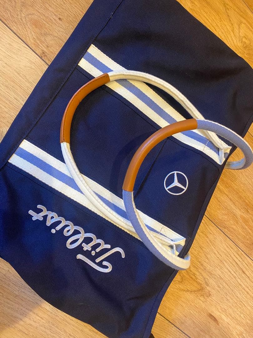 メルセデス　タイトリスト　トートバッグ　ネイビー