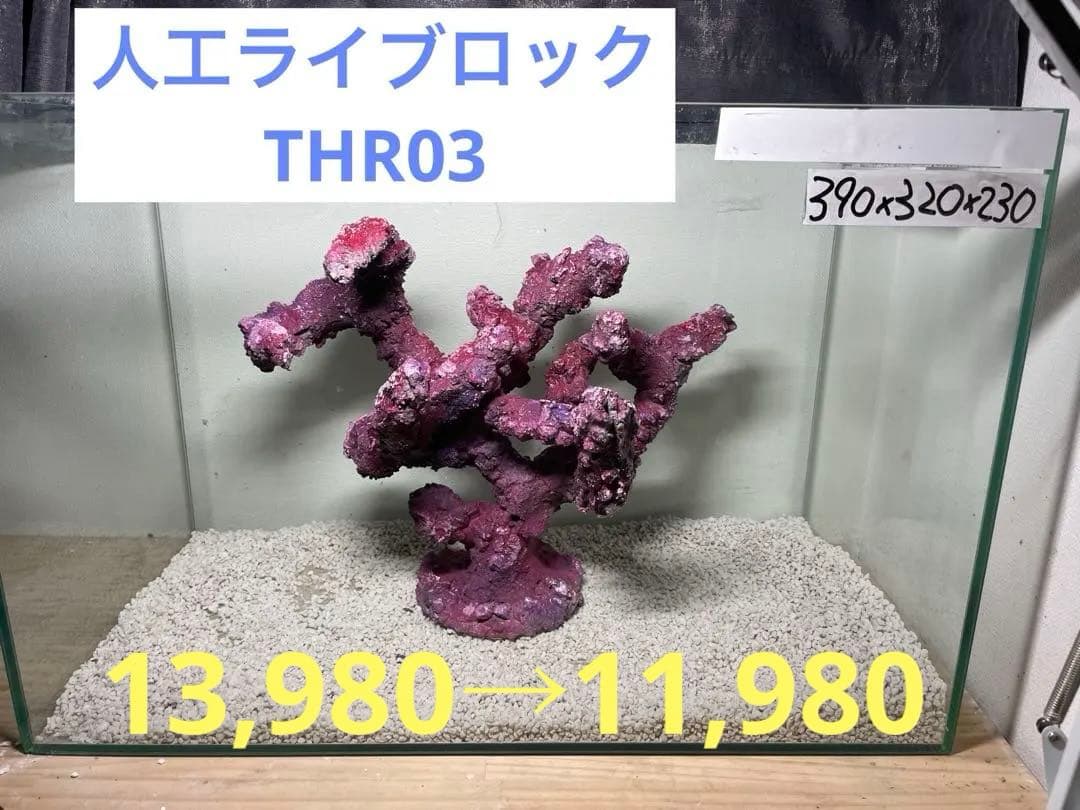 現物在庫SALE‼︎人工ライブロック　THR03 アク抜き済み安心塗料使用