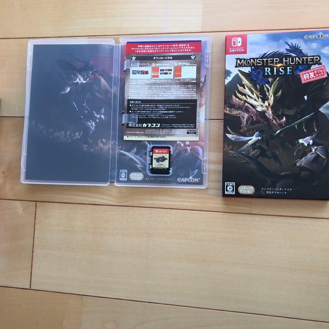 Nintendo Switch 本体 青/赤 モンスターハンターライズ付属