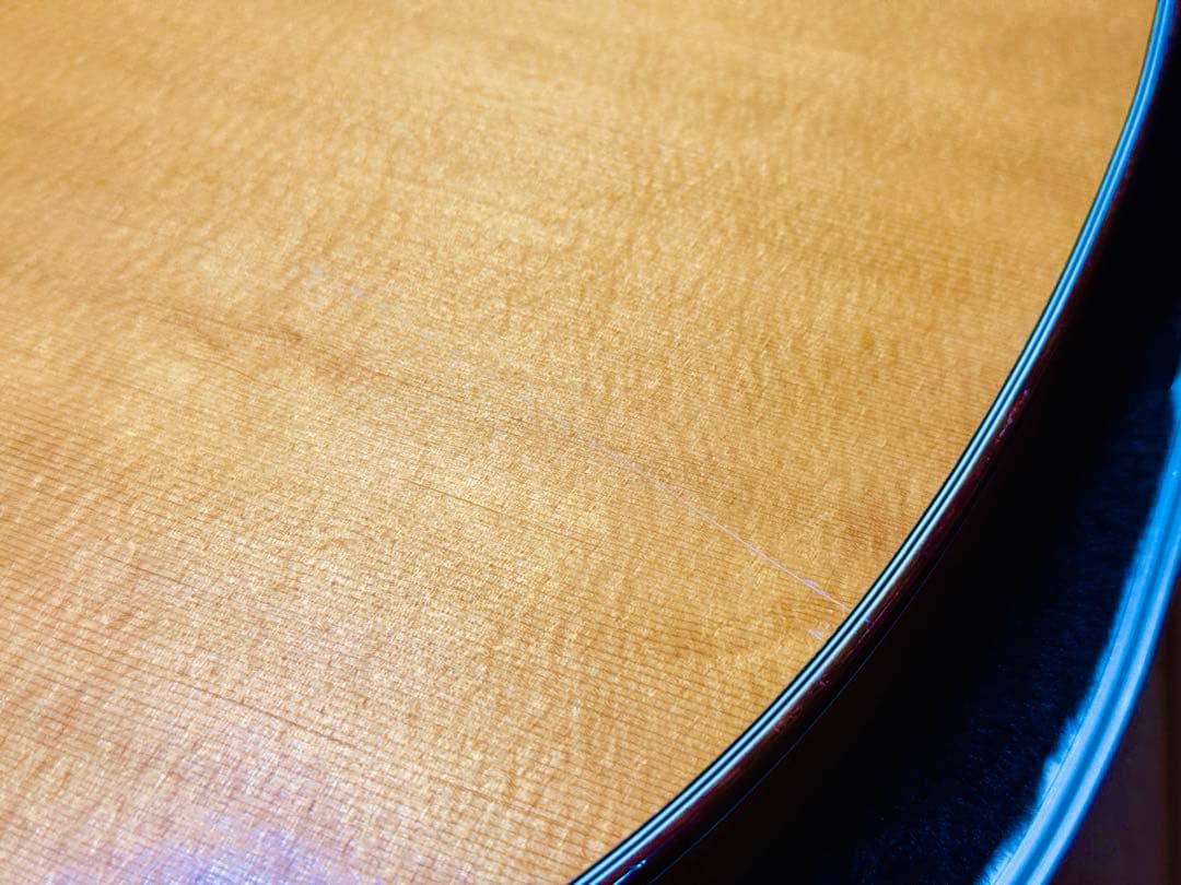 手工アコースティックギターTupli Vesse マホガニー ハードケース付