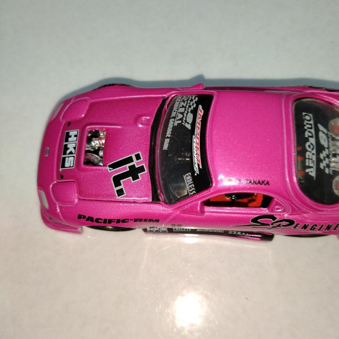 ジャンク 1/64 マッスルマシーン 3 FD3S D1仕様 ピンク