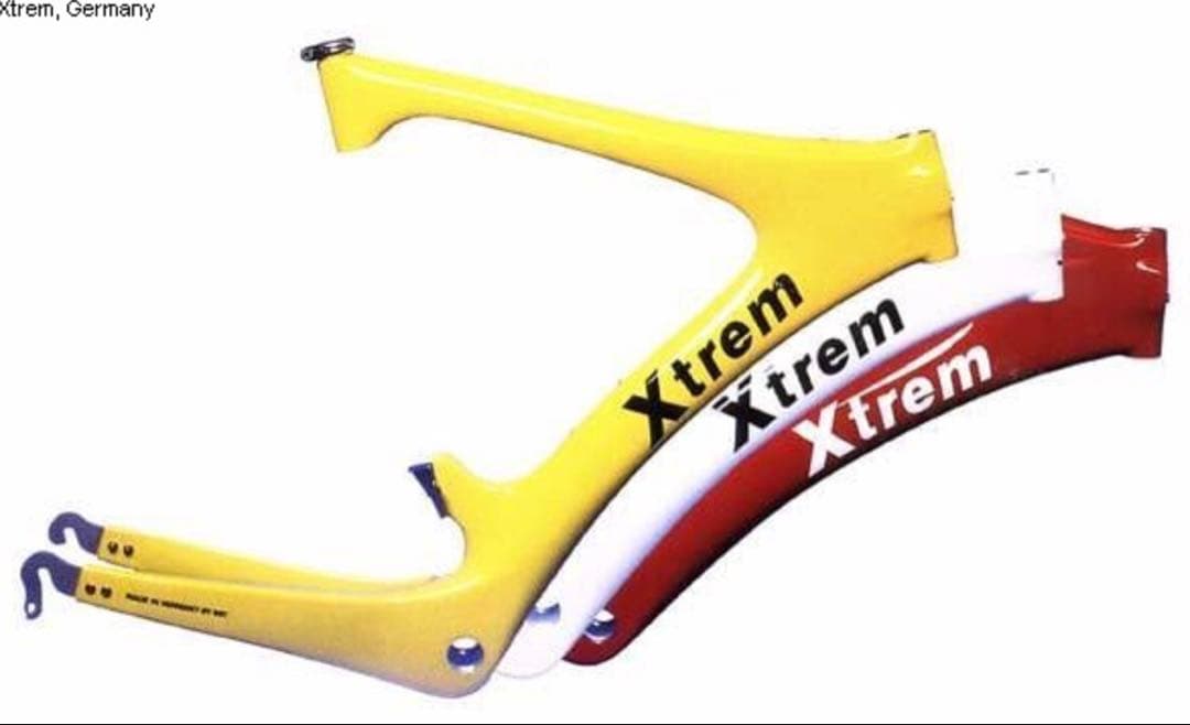 90年代 ドイツ製 Xtrem トラックレーサー カーボンモノコックフレーム 白