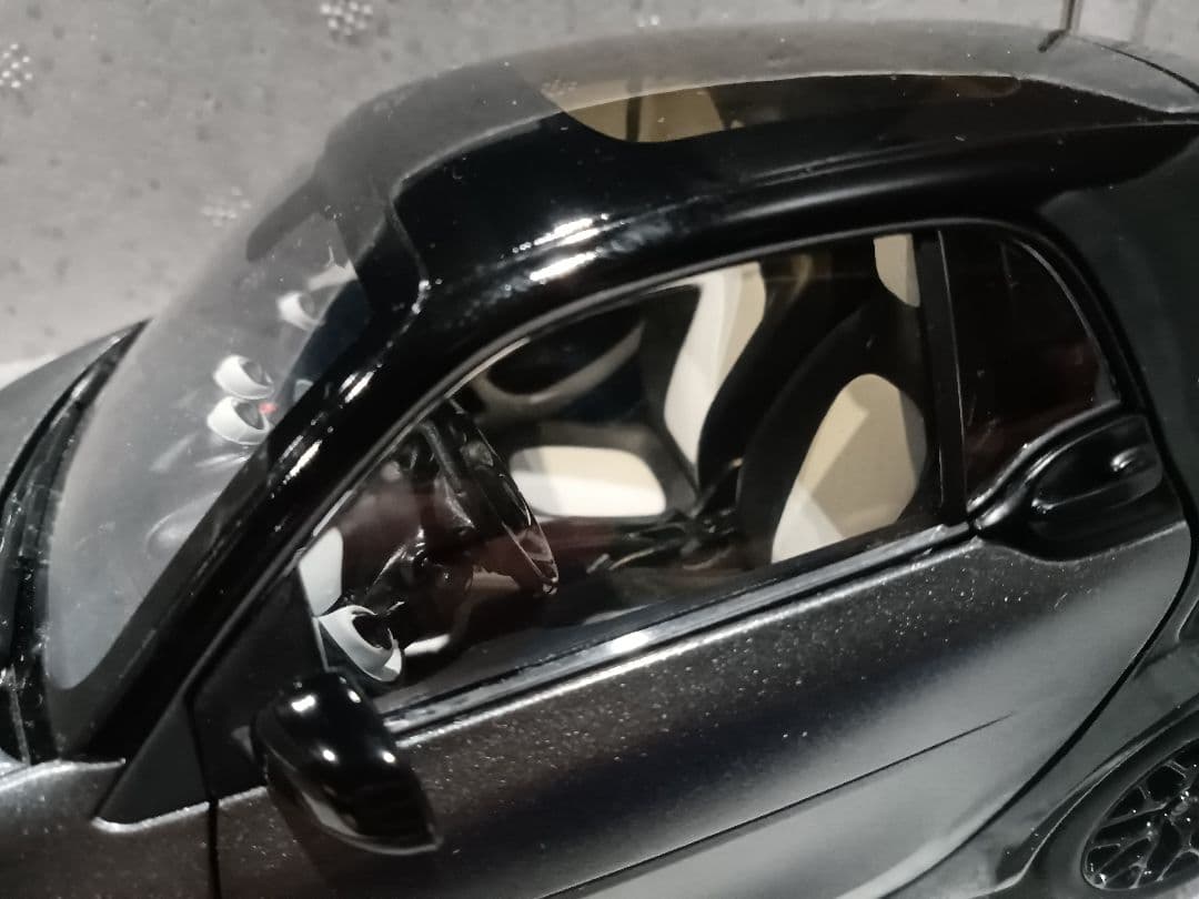 1/18 スマート　フォーツー　ディーラー品　ミニカー　ブラック×グレー