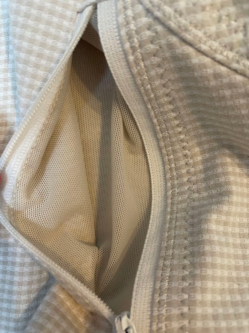 ルルレモン　ディファインジャケット　ホワイト チェック柄 ジャケット　サイズ2