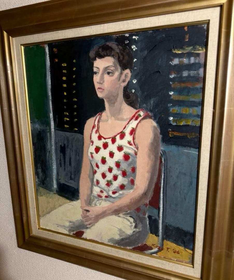 田代晃三【jenny】肉筆油彩画