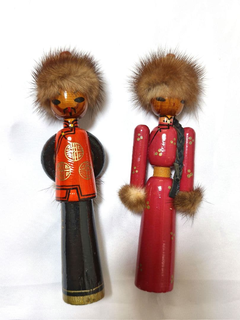 昭和レトロ人形 11点 まとめ ソフビ キューピー くるみ割り人形 こけし 異国