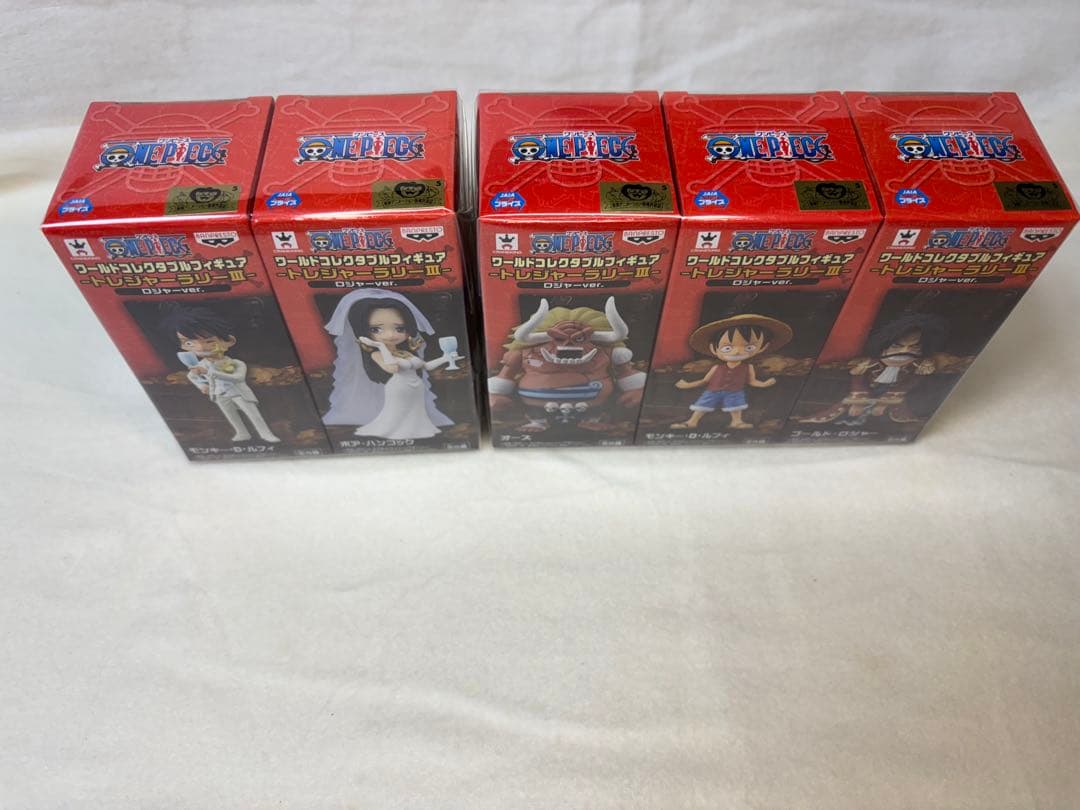 ワンピース ワールドコレクタブルフィギュア トレジャーラリーロジャー5種セット