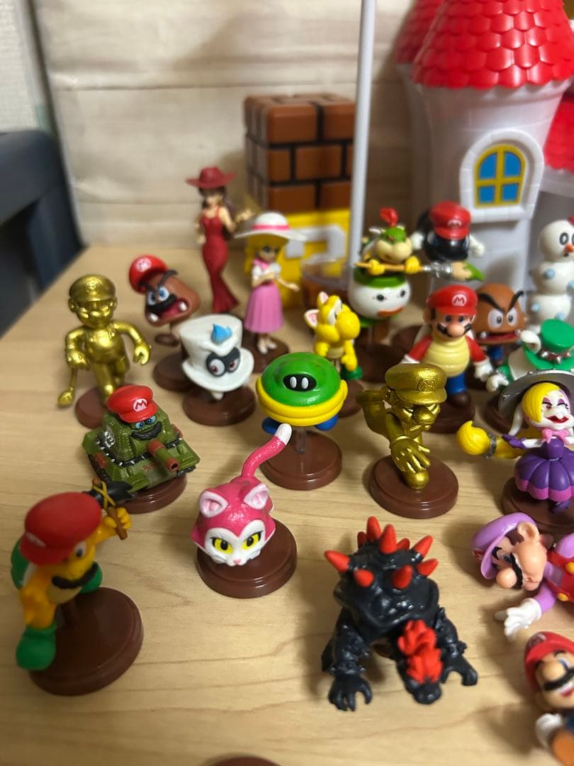 スーパーマリオ　プレイセットピーチ城　チョコエッグ　フィギュア　まとめ　セット
