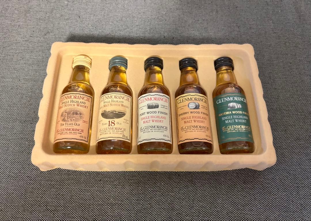 GLENMORANGIE グレンモーレンジ　ミニボトル　5本セット　箱付き未開封