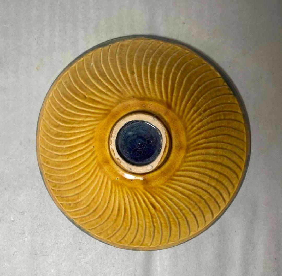 中国 三彩唐子図碗　f2250207