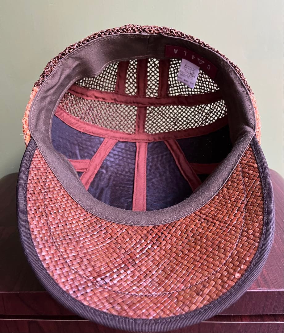 CA4LA メンズ ストローキャップ 60cm アジアンスタイル