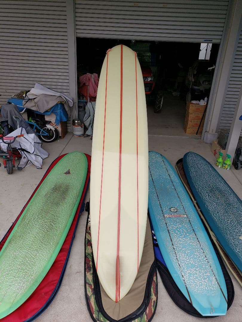 激レアヒンソンレッドフィンクラシックヴィンテージロングボード9'69'4HY-2