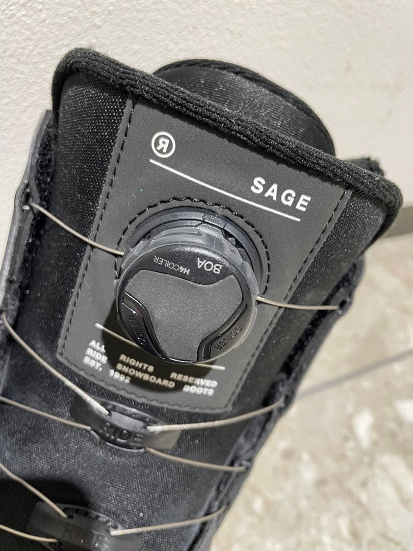 【美品】RIDE ライド スノボブーツ SAGE BOAサージ23.5cm