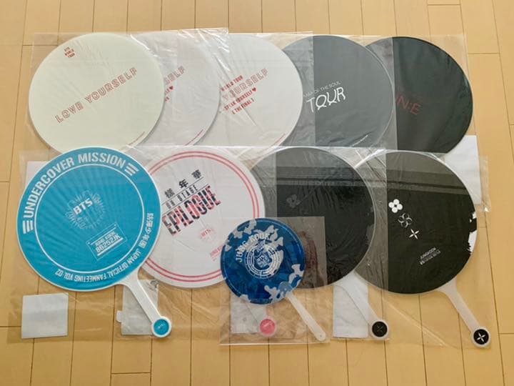 BTS うちわ JUNGKOOK ジョングク 10枚 セット アンカバ