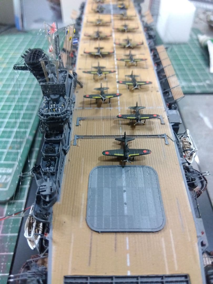 J*J様 1/700 精密模型帝国海軍正規空母「隼鷹」完成品