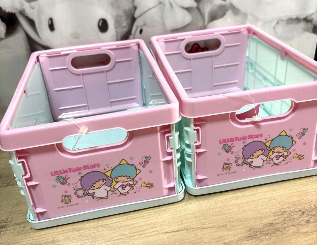 サンリオ　新品　タグ付き　キキララ 収納　コンテナ　S M セット
