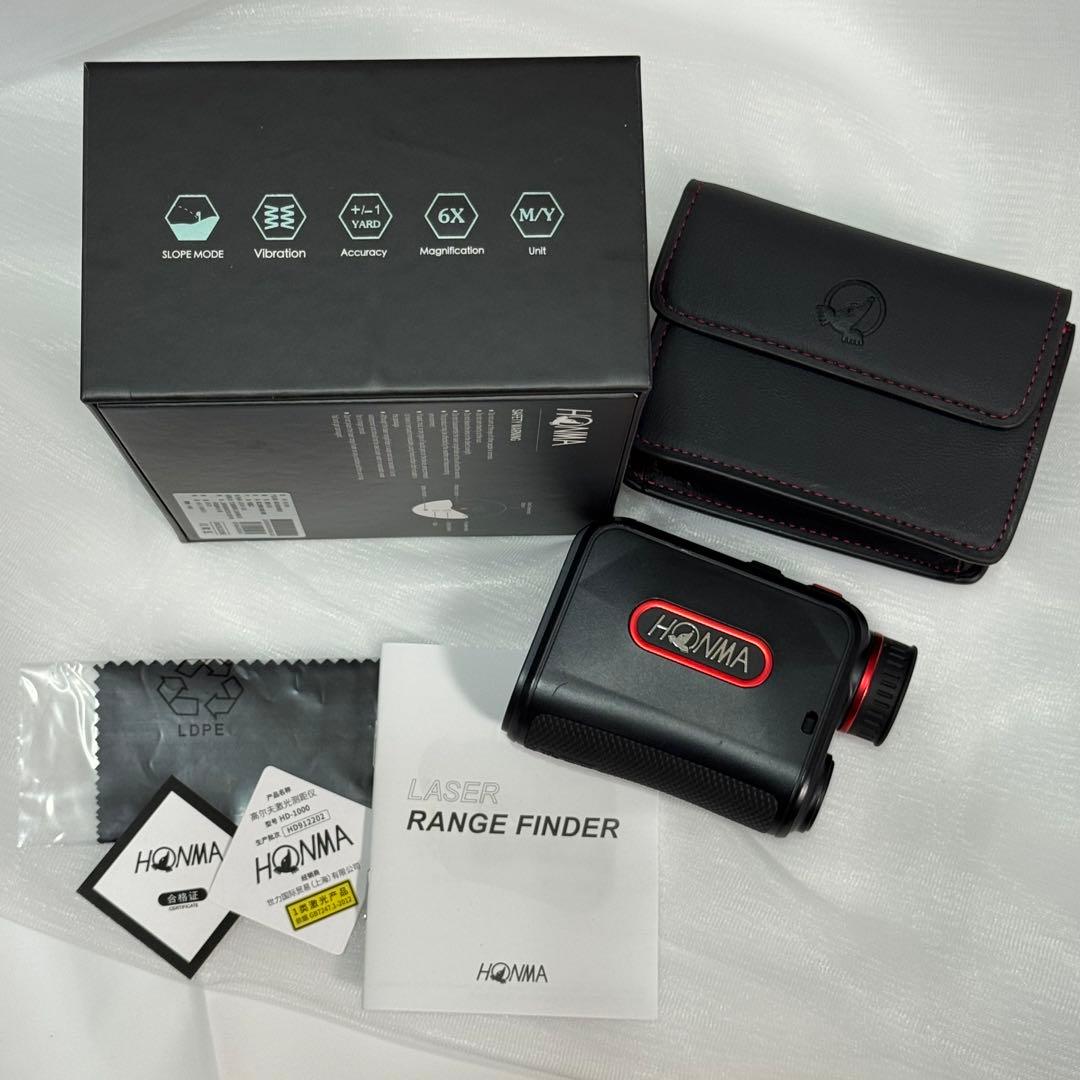 HONMA レーザー距離計 本間ゴルフ 箱 ケース付き